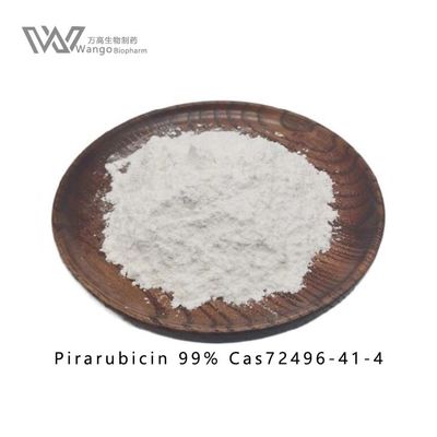 品質  Highly Pirarubicin 99.99% Cas72496-41-4 Antineoplastic and Antibiotic fine powder for research purpose in small bottles 工場